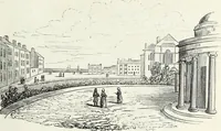 An illustration from The landscape gardening and landscape architecture of the late Humphry Repton, esq., being his entire works on these subjects : ...with historical and scientific introduction, a systematic analysis, a biographical notice, notes, and copious alphabetical index (1840)
