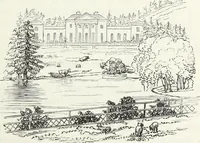 An illustration from The landscape gardening and landscape architecture of the late Humphry Repton, esq., being his entire works on these subjects : ...with historical and scientific introduction, a systematic analysis, a biographical notice, notes, and copious alphabetical index (1840)