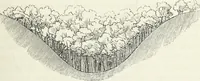 An illustration from The landscape gardening and landscape architecture of the late Humphry Repton, esq., being his entire works on these subjects : ...with historical and scientific introduction, a systematic analysis, a biographical notice, notes, and copious alphabetical index (1840)