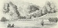 An illustration from The landscape gardening and landscape architecture of the late Humphry Repton, esq., being his entire works on these subjects : ...with historical and scientific introduction, a systematic analysis, a biographical notice, notes, and copious alphabetical index (1840)