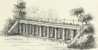 An illustration from The landscape gardening and landscape architecture of the late Humphry Repton, esq., being his entire works on these subjects : ...with historical and scientific introduction, a systematic analysis, a biographical notice, notes, and copious alphabetical index (1840)