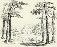 An illustration from The landscape gardening and landscape architecture of the late Humphry Repton, esq., being his entire works on these subjects : ...with historical and scientific introduction, a systematic analysis, a biographical notice, notes, and copious alphabetical index (1840)