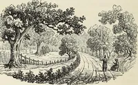 An illustration from The landscape gardening and landscape architecture of the late Humphry Repton, esq., being his entire works on these subjects : ...with historical and scientific introduction, a systematic analysis, a biographical notice, notes, and copious alphabetical index (1840)