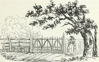 An illustration from The landscape gardening and landscape architecture of the late Humphry Repton, esq., being his entire works on these subjects : ...with historical and scientific introduction, a systematic analysis, a biographical notice, notes, and copious alphabetical index (1840)