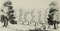 An illustration from The landscape gardening and landscape architecture of the late Humphry Repton, esq., being his entire works on these subjects : ...with historical and scientific introduction, a systematic analysis, a biographical notice, notes, and copious alphabetical index (1840)