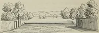 An illustration from The landscape gardening and landscape architecture of the late Humphry Repton, esq., being his entire works on these subjects : ...with historical and scientific introduction, a systematic analysis, a biographical notice, notes, and copious alphabetical index (1840)