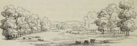 An illustration from The landscape gardening and landscape architecture of the late Humphry Repton, esq., being his entire works on these subjects : ...with historical and scientific introduction, a systematic analysis, a biographical notice, notes, and copious alphabetical index (1840)