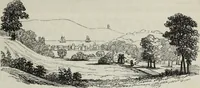 An illustration from The landscape gardening and landscape architecture of the late Humphry Repton, esq., being his entire works on these subjects : ...with historical and scientific introduction, a systematic analysis, a biographical notice, notes, and copious alphabetical index (1840)