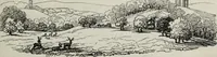 An illustration from The landscape gardening and landscape architecture of the late Humphry Repton, esq., being his entire works on these subjects : ...with historical and scientific introduction, a systematic analysis, a biographical notice, notes, and copious alphabetical index (1840)
