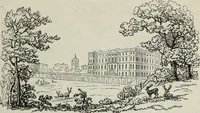 An illustration from The landscape gardening and landscape architecture of the late Humphry Repton, esq., being his entire works on these subjects : ...with historical and scientific introduction, a systematic analysis, a biographical notice, notes, and copious alphabetical index (1840)