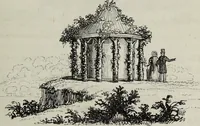 An illustration from The landscape gardening and landscape architecture of the late Humphry Repton, esq., being his entire works on these subjects : ...with historical and scientific introduction, a systematic analysis, a biographical notice, notes, and copious alphabetical index (1840)