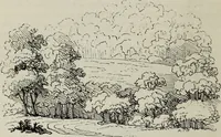 An illustration from The landscape gardening and landscape architecture of the late Humphry Repton, esq., being his entire works on these subjects : ...with historical and scientific introduction, a systematic analysis, a biographical notice, notes, and copious alphabetical index (1840)