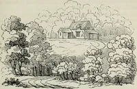 An illustration from The landscape gardening and landscape architecture of the late Humphry Repton, esq., being his entire works on these subjects : ...with historical and scientific introduction, a systematic analysis, a biographical notice, notes, and copious alphabetical index (1840)