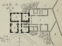 An illustration from The landscape gardening and landscape architecture of the late Humphry Repton, esq., being his entire works on these subjects : ...with historical and scientific introduction, a systematic analysis, a biographical notice, notes, and copious alphabetical index (1840)