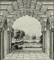 Picture 121 of 235 from The landscape gardening and landscape architecture of the late Humphry Repton, esq., being his entire works on these subjects : ...with historical and scientific introduction, a systematic analysis, a biographical notice, notes, and copious alphabetical index (1840), leaf 422