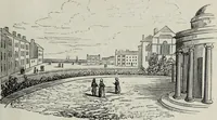 An illustration from The landscape gardening and landscape architecture of the late Humphry Repton, esq., being his entire works on these subjects : ...with historical and scientific introduction, a systematic analysis, a biographical notice, notes, and copious alphabetical index (1840)