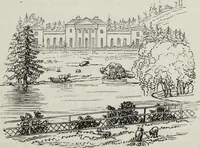 An illustration from The landscape gardening and landscape architecture of the late Humphry Repton, esq., being his entire works on these subjects : ...with historical and scientific introduction, a systematic analysis, a biographical notice, notes, and copious alphabetical index (1840)