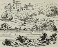 An illustration from The landscape gardening and landscape architecture of the late Humphry Repton, esq., being his entire works on these subjects : ...with historical and scientific introduction, a systematic analysis, a biographical notice, notes, and copious alphabetical index (1840)