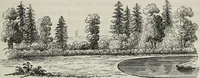 An illustration from The landscape gardening and landscape architecture of the late Humphry Repton, esq., being his entire works on these subjects : ...with historical and scientific introduction, a systematic analysis, a biographical notice, notes, and copious alphabetical index (1840)