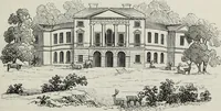 An illustration from The landscape gardening and landscape architecture of the late Humphry Repton, esq., being his entire works on these subjects : ...with historical and scientific introduction, a systematic analysis, a biographical notice, notes, and copious alphabetical index (1840)
