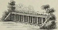 An illustration from The landscape gardening and landscape architecture of the late Humphry Repton, esq., being his entire works on these subjects : ...with historical and scientific introduction, a systematic analysis, a biographical notice, notes, and copious alphabetical index (1840)