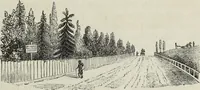 An illustration from The landscape gardening and landscape architecture of the late Humphry Repton, esq., being his entire works on these subjects : ...with historical and scientific introduction, a systematic analysis, a biographical notice, notes, and copious alphabetical index (1840)