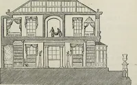 An illustration from The landscape gardening and landscape architecture of the late Humphry Repton, esq., being his entire works on these subjects : ...with historical and scientific introduction, a systematic analysis, a biographical notice, notes, and copious alphabetical index (1840)