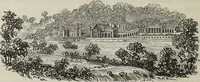 An illustration from The landscape gardening and landscape architecture of the late Humphry Repton, esq., being his entire works on these subjects : ...with historical and scientific introduction, a systematic analysis, a biographical notice, notes, and copious alphabetical index (1840)