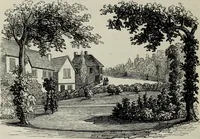 An illustration from The landscape gardening and landscape architecture of the late Humphry Repton, esq., being his entire works on these subjects : ...with historical and scientific introduction, a systematic analysis, a biographical notice, notes, and copious alphabetical index (1840)