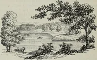 An illustration from The landscape gardening and landscape architecture of the late Humphry Repton, esq., being his entire works on these subjects : ...with historical and scientific introduction, a systematic analysis, a biographical notice, notes, and copious alphabetical index (1840)