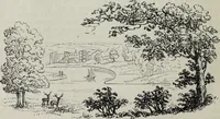 An illustration from The landscape gardening and landscape architecture of the late Humphry Repton, esq., being his entire works on these subjects : ...with historical and scientific introduction, a systematic analysis, a biographical notice, notes, and copious alphabetical index (1840)