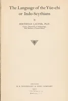 An illustration from The language of the Yüe-chi or Indo-Scythians (1917)