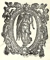 An illustration from La ninfa segvita : favola boscareccia (1605)