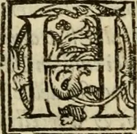 An illustration from La nobilta di Milano, diuisa in sei libri. Nel primo, si narra di tvtti i santi, e beati, di patria milanesi. Co'l numero, e nome de' corpi santi, e reliquie notabili, chiese, monasterij, hospitali, e case pie, che sono nella città, e diocesi di Milano. Nel secondo, si descriuono tutti i papi, cardinali, arciuescoui, vescoui, e prelati graduati milanesi. Nel terzo, si ragiona di tutti i letterati, e componitori milanesi, in qualunque sorte de studij. Nel quarto, si tratta di tutti i rè, imperatori, & huomini valenti, famosi nella militia dell'istessa patria. Con le guerre fatte da milanesi, con altre città. Nel quinto, si fauella de' pittori, scultori, architteti, miniatori, & altri virtuosi, in diuerse sorti di virtù, milanesi. Nel sesto, leggesi le grandezze de' milanesi, la nobiltà di molte casate, le fertilità de' campi, l'anticaglie, e quei c'hanno dominato questa città, et altre cose degne da sapersi (1595)