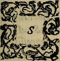 An illustration from La nobilta di Milano, diuisa in sei libri. Nel primo, si narra di tvtti i santi, e beati, di patria milanesi. Co'l numero, e nome de' corpi santi, e reliquie notabili, chiese, monasterij, hospitali, e case pie, che sono nella città, e diocesi di Milano. Nel secondo, si descriuono tutti i papi, cardinali, arciuescoui, vescoui, e prelati graduati milanesi. Nel terzo, si ragiona di tutti i letterati, e componitori milanesi, in qualunque sorte de studij. Nel quarto, si tratta di tutti i rè, imperatori, & huomini valenti, famosi nella militia dell'istessa patria. Con le guerre fatte da milanesi, con altre città. Nel quinto, si fauella de' pittori, scultori, architteti, miniatori, & altri virtuosi, in diuerse sorti di virtù, milanesi. Nel sesto, leggesi le grandezze de' milanesi, la nobiltà di molte casate, le fertilità de' campi, l'anticaglie, e quei c'hanno dominato questa città, et altre cose degne da sapersi (1595)