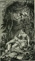 An illustration from La nouvelle Zélis au bain, poeme en six chants (1768)