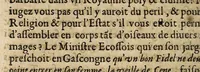 An illustration from L'Anti-Hvgvenot av Dvc de Rohan. Povr response a son manifeste, ou declaration. (1627)
