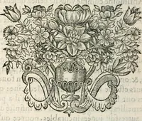 An illustration from L'antimoine ivstifié et l'antimoine triomphant, ov, Discours apologetique faisant voir que la poudre, & le vin emetique & les autres remedes tirés de l'antomoine ne sont point veneneux, mais souuerains pour guerir la pluspart des maladies, qui y sont exactement expliquées : auec leurs preparations les plus curieuses, tant de la pharmacie, que de la chymie (1653)