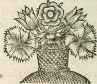 An illustration from L'antimoine ivstifié et l'antimoine triomphant, ov, Discours apologetique faisant voir que la poudre, & le vin emetique & les autres remedes tirés de l'antomoine ne sont point veneneux, mais souuerains pour guerir la pluspart des maladies, qui y sont exactement expliquées : auec leurs preparations les plus curieuses, tant de la pharmacie, que de la chymie (1653)