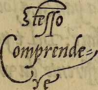 An illustration from La operina di Ludouico Vicentino, da imparare di scriuere littera cancellarescha (1524)