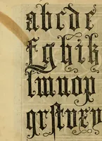 An illustration from La operina di Ludouico Vicentino, da imparare di scriuere littera cancellarescha (1524)