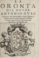 An illustration from La Oronta (1637)