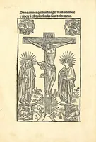 An illustration from Comiença la passion del eterno principe Ihesu [Christo] : en roma[n]çe.