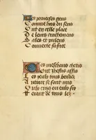 An illustration from Hours of the Passion : in verse
