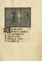 An illustration from Hours of the Passion : in verse