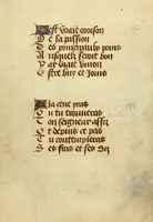 An illustration from Hours of the Passion : in verse