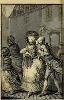 An illustration from La paysane pervertie, ou Les dangers de la ville : histoire d'Ursule R**, sur d'Edmond, le paysan, mise-au-jour d'après les véritables lettres des personages ... (1784)