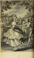 An illustration from La paysane pervertie, ou Les dangers de la ville : histoire d'Ursule R**, sur d'Edmond, le paysan, mise-au-jour d'après les véritables lettres des personages ... (1784)