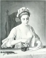 An illustration from La peinture anglaise de ses origines a nos jours (1908)