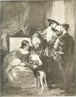 An illustration from La peinture anglaise de ses origines a nos jours (1908)